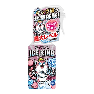 白元アース アイスノン　シャツミスト　ＩＣＥ　ＫＩＮＧ　ピーチの香り３００ｍｌ