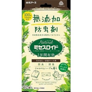 白元アース　Ｎａｔｕｒａｌミセスロイド引き出し用　１２個入