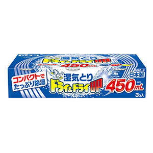 白元アース　ドライ＆ドライＵＰ　コンパクト４５０ｍｌ×３個
