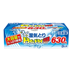白元アース　ドライ＆ドライＵＰ　大容量６３０ｍｌ×３個
