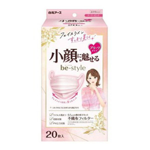 白元アース　ビースタイル　プリーツタイプ　ふつう ドーリーピンク ２０枚入