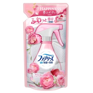 Ｐ＆Ｇ　ファブリーズ 布用  W除菌+消臭 レノアハピネスアンティークローズ&フローラルつめかえ320mｌ