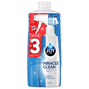 Ｐ＆Ｇ　ジョイミラクルクリーン泡スプレー微香タイプ　詰替３回分690ｍｌ