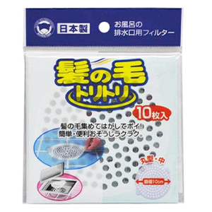 ボンスター販売 髪の毛トリトリ 丸型 中 10枚入
