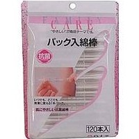 白十字　ファミリーケア　パック入綿棒１２０本入