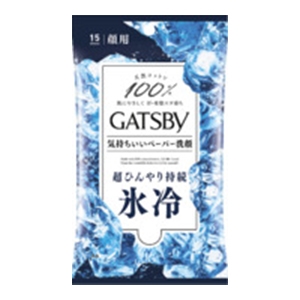 マンダム　ギャツビー　フェイシャルペーパーアイスタイプ　１５枚