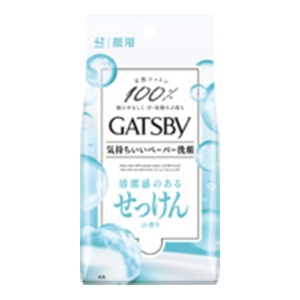 マンダム　ギャツビー　フェイシャルペーパー せっけんの香り 徳用４２枚