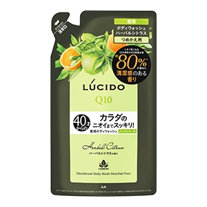 マンダム　ルシード 薬用デオドラントボディウォッシュ ノンメントール ハーバルシトラスつめかえ３８０ｍｌ