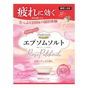マックス　バスソルト　汗かきエステ気分　スペシャリテ　エプソムソルト　ロゼパチュリ　１００ｇ