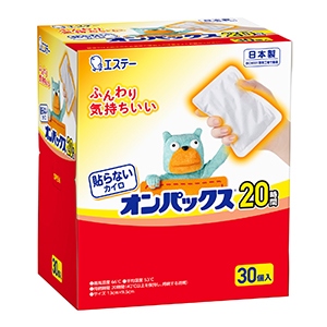 エステー　貼らないオンパックス 20時間持続 レギュラーサイズ　３０個