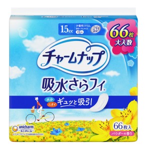 ユニチャーム　チャームナップ　吸水さらフィ　１５ｃｃ　少量用６６枚