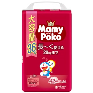 ユニチャーム　マミーポコパンツ　ＢＩＧより大きい　ドラエモン　３６枚