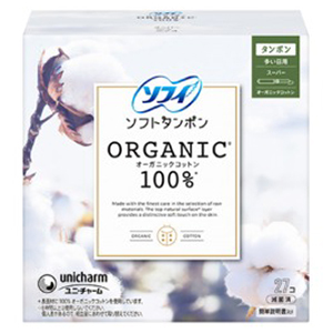 ユニチャーム　ソフィ　ソフトタンポンオーガニック１００％Ｓ２７個