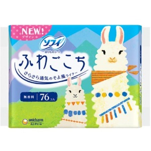ユニチャム  ソフィ　ふわごこち無香料　３８枚×２個パック