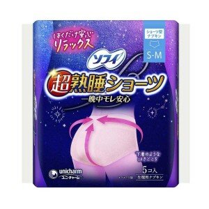 ユニチャーム ソフィ 超熟睡ショーツ ＳＭサイズ５枚