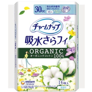 ユニチャーム　チャームナップ　コットン安心の少量用１６枚