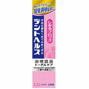 ライオン デントヘルス 薬用ハミガキ しみるブロック 28g