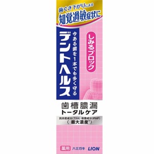 ライオン デントヘルス 薬用ハミガキ しみるブロック 85g