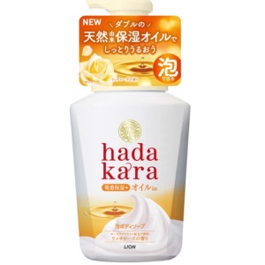 ライオン  ハダカラ　泡ボディソープ　オイルイン本体５３０ｍｌ