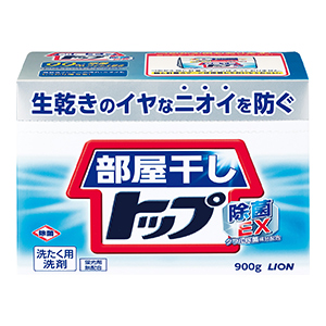 ライオン　部屋干しトップ除菌Ｅ×　粉末洗剤　本体９００ｇ