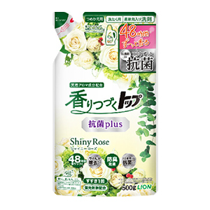 ライオン　香りつづくトップ　抗菌ＳｈｉｎｙＲｏｓｅ　つめかえ５００ｇ