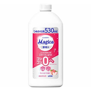 ライオン　チャーミーマジカ 酵素プラス フレッシュピーチの香りつめかえ用５３０ｍｌ