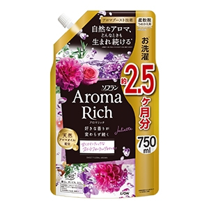 ライオン　ソフラン　アロマリッチ　ジュリエット　つめかえ特大　７５０ｍｌ　柔軟剤