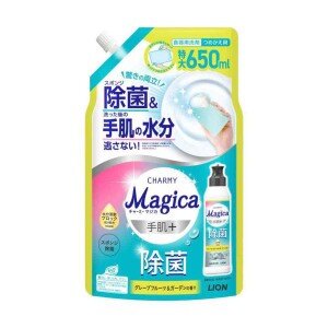 ライオン　チャーミーマジカ 手肌プラス除菌 グレープフルーツ＆ガーデンの香り  つめかえ　６５０ｍｌ