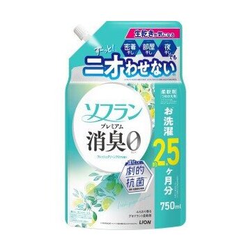 ライオン　ソフラン プレミアム消臭 フレッシュグリーンアロマの香り つめかえ７５０ｍｌ