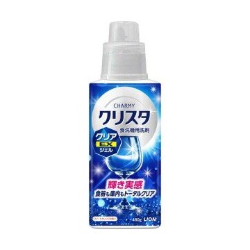 ライオン　ＣＨＡＲＭＹ　クリスタ クリアＥＸジェル 本体　４８０ｇ　食洗機用洗剤