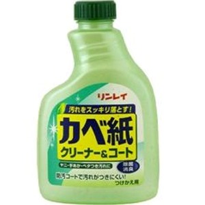 リンレイ　カベ紙クリーナー＆コート ４００ＭＬ　付替