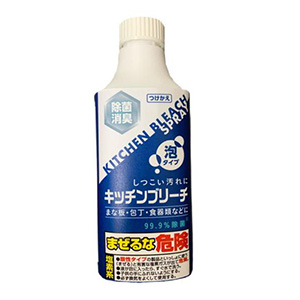 ロケット石鹸　キッチンブリーチ泡スプレー付替４００ｍｌ