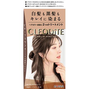 ダリヤ　クレオディーテ　クリアリーカラー　ビターブラウン１個　乳液タイプ白髪染め