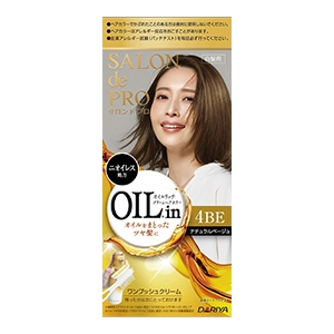 ダリヤ　サロンドプロ オイルリッチクリームヘアカラー（白髪用）４ＢＥナチュラルベージュ１セット