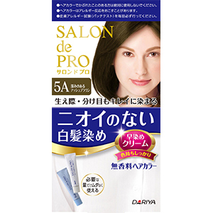 ダリヤ　サロンドプロ　無香料ヘアカラー 早染クリーム（白髪用）５Ａ 深みのあるアッシュブラウン
