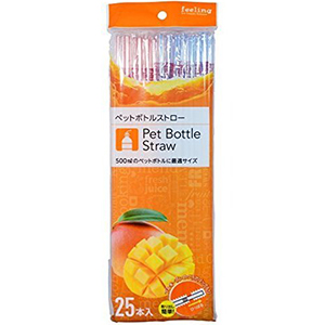 大和物産　フィーリング ペットボトルストロー25本入　袋入