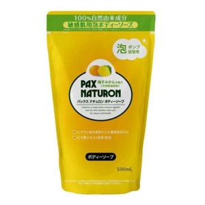 太陽油脂 パックスナチュロン ボディーソープ　柚子みかんの香りつめかえ500ml