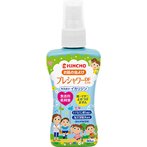 大日本除蟲菊  プレシャワー お肌の虫除けスプレーディートフリー無香料 ８０ｍｌ