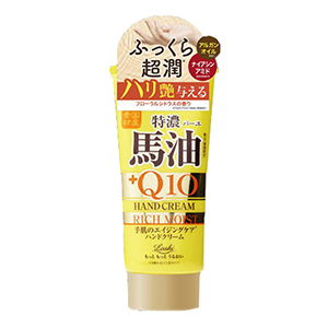 コスメティックローランド　ロッシモイストエイド 馬油＆Q10リッチハンドクリームN８０ｇ