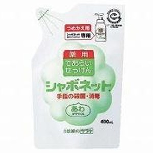 サラヤ　シャボネットP-5 薬用手洗い用石けん液泡タイプつめかえ 400ml 