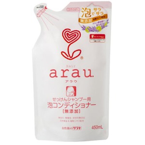 東京サラヤ アラウ　(arau) 泡せっけんコンデショナー つめかえ 450ml