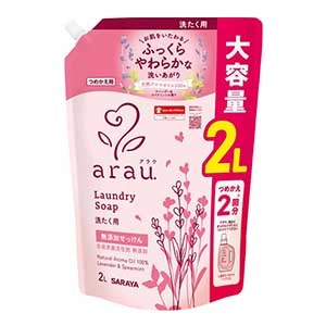サラヤ アラウ洗たくせっけん つめかえ　２Ｌ