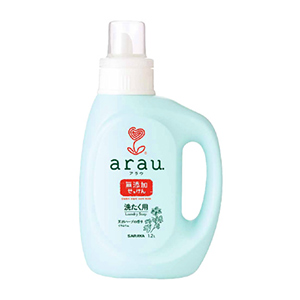 サラヤ　アラウ　洗たく用せっけん　ゼラニウム本体１．２Ｌ