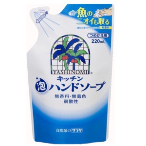 東京サラヤ　ヤシノミ洗剤　キッチン泡ハンドソープ　詰替用　２２０ＭＬ