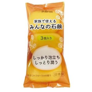 ペリカン石鹸　家族で使えるみんなのせっけん　８５ｇ×３個入