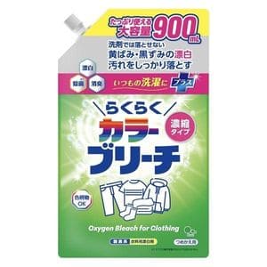 ミツエイ らくらく濃縮カラーブリーチ　衣料用 酸素系漂白剤つめかえ９００ｍｌ