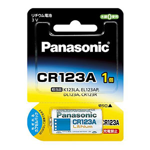 パナソニック CR-123AW カメラ用リチウム電池3V 1個