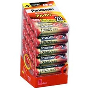【数量限定 】パナソニック　アルカリ乾電池　単３形　２０本入り