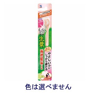 小林製薬　生葉　もふもふ磨けるブラシ　コンパクト　１本