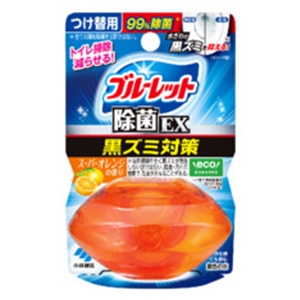 小林製薬  液体ブルーレット おくだけ除菌EX 黒ズミ対策 つけ替用 スーパーオレンジの香り６７ｍｌ